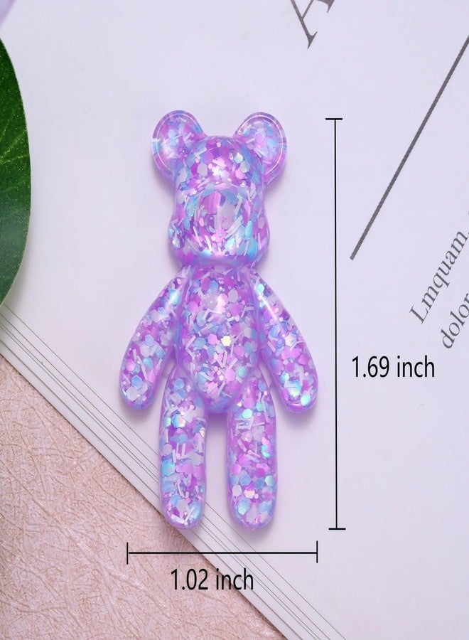 Aesnefe Pocket Bear Hug, Anxiety Relief Gifts, Mental Health Positivity Gift, Autism Fidget Gift, Stress Relief Gifts for Her, Comforting Bear for Son Daughter Back to School, Purple - Image 5